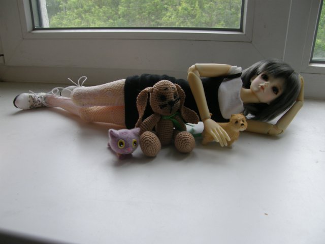 Головка для гибрида — Гибридизация кукол BJD (БЖД): пересадка головы (фото 8)