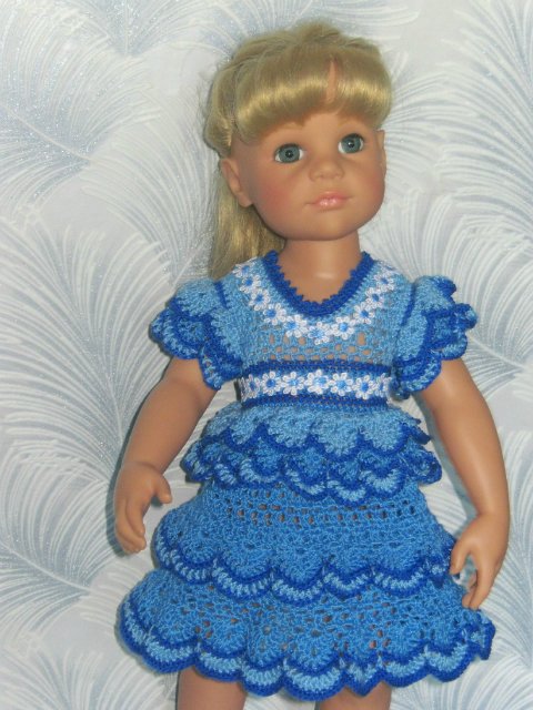 Новая коллекция летних вязаных нарядов для фейсинок, готциков, паолок под названием "Ромашки"