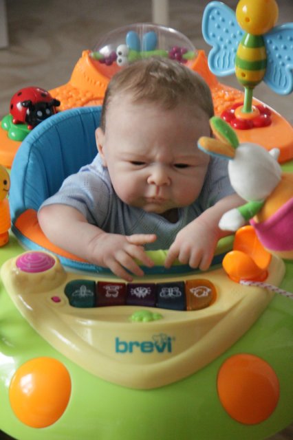 Ноэльчик... очень серьезный малыш... Куколка реборн Вишни Виктории (фото 2)