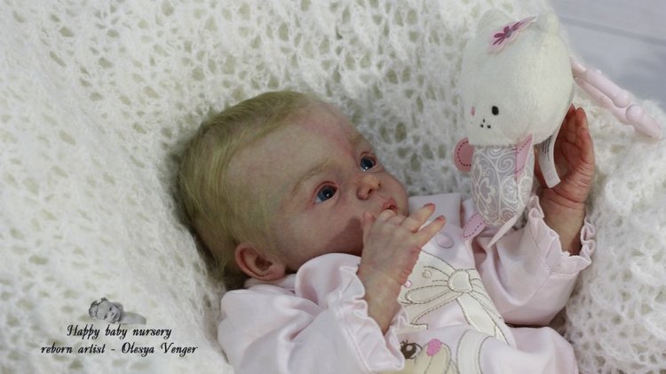 Моя милая златовласка Ева. Кукла реборн Олеси Венгер (фото 8)