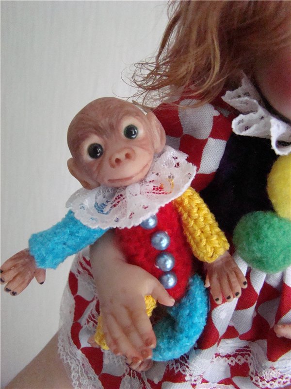 Арлекина. Авторская кукла Кондрашовой Ирины (фото 9)