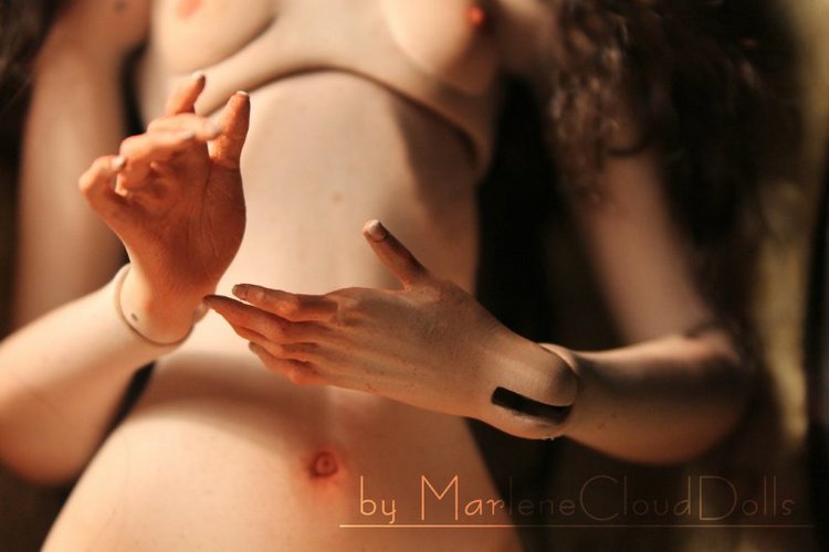 Новая девушка, авторская кукла Гая