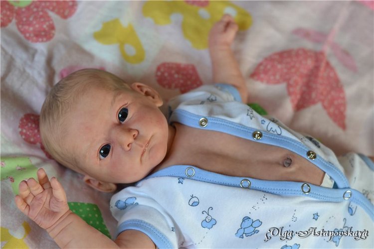 Кукла реборн Mathis от Gudrun Legler, художник Ольга Астаповская