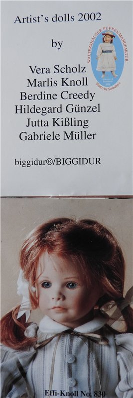 Кукольный король… фабрика WPM…. Biggidur, куклы Biggi, by Hildegard Gunzel, Vera Scholz, Berdine Creedy (фото 2)