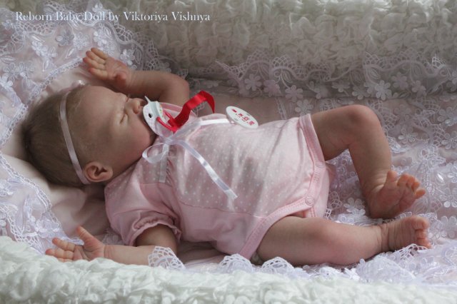Крохотулька Angeli от Elisa Marx. Куколка реборн Виктории Вишни