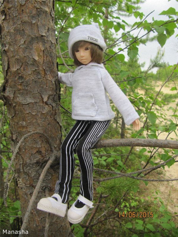 Динкина прогулка — Гибриды шарнирных кукол (не БЖД): подбор тела