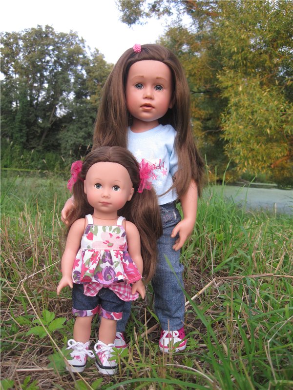Сестрёнки. Куклы Готц Алиса и Оленька