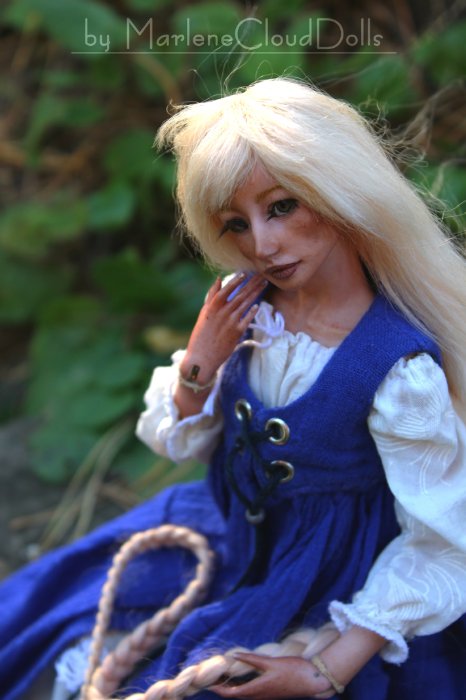 Авторская кукла, Рапунцель (фото 9)