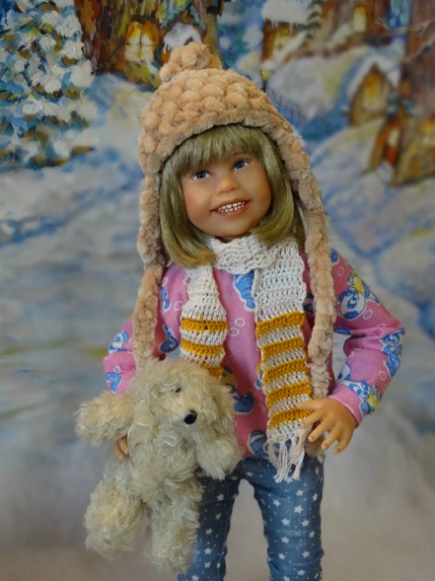 Зимняя прогулка Лизы — Куклы Julie Fischer (Джулия Фишер): Zapf Creation