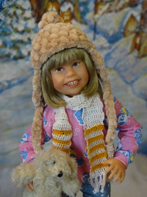 Зимняя прогулка Лизы — Куклы Julie Fischer (Джулия Фишер): Zapf Creation (фото 2)