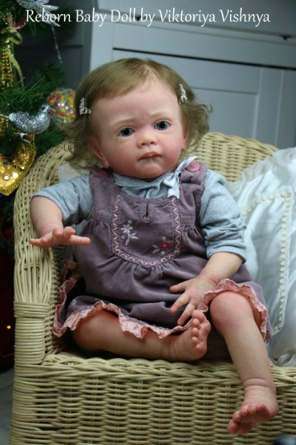 Настенька из сказки Морозко! Куколка реборн Виктории Вишни
