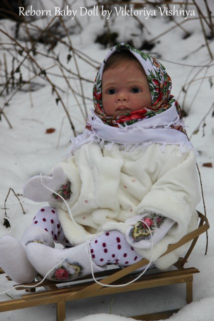 Настенька из сказки Морозко! Куколка реборн Виктории Вишни (фото 2)