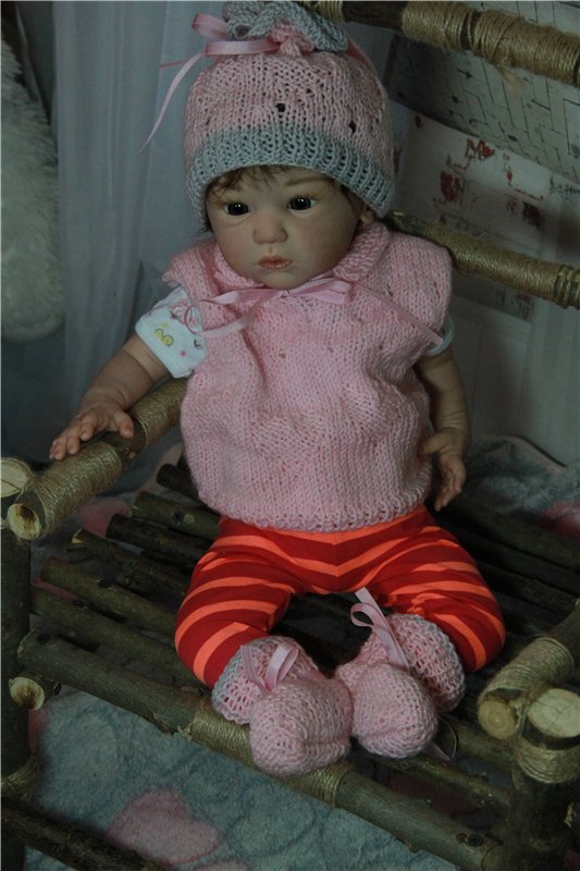 Малышка Карина. Куколка из молда Maike от Gudrun Legler