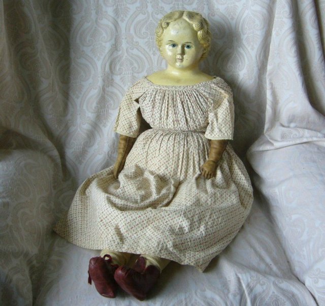 Старинные куклы из папье-маше Людвига Грейнера. Часть 1