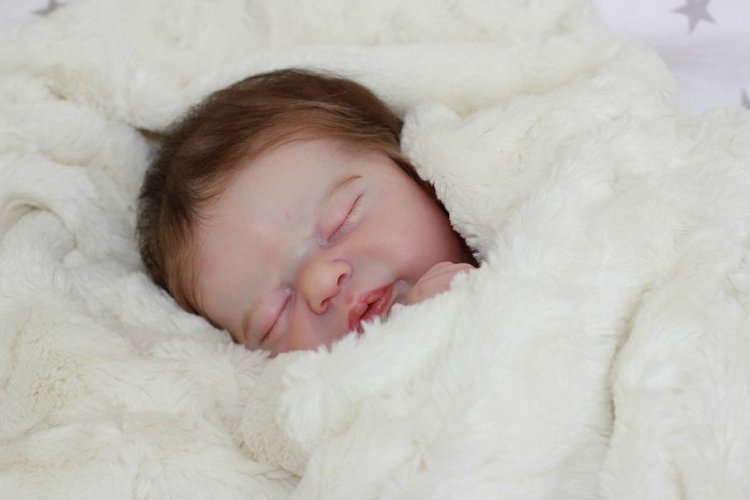 Маленькая бусинка Америкус, кукла реборн Беспаловои Жанны