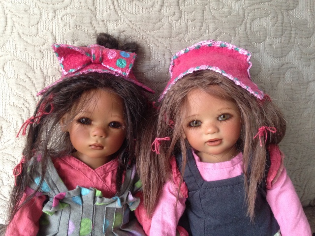 Клубные мини Химочки Reki и Leleti, коллекционные куклы A. Himstedt (фото 4)