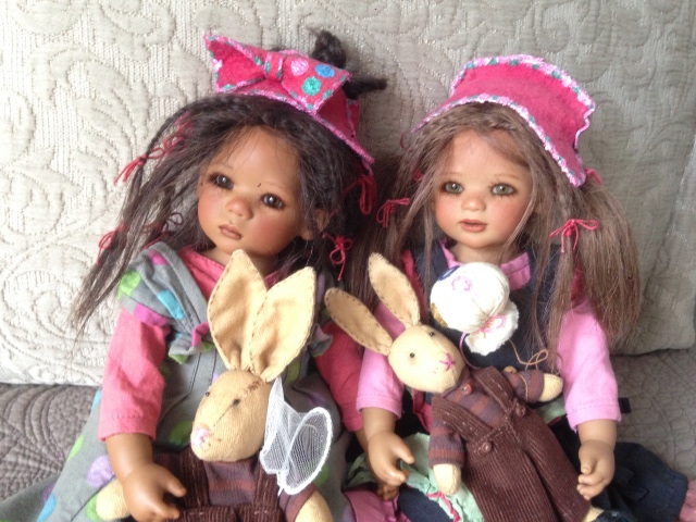 Клубные мини Химочки Reki и Leleti, коллекционные куклы A. Himstedt (фото 5)