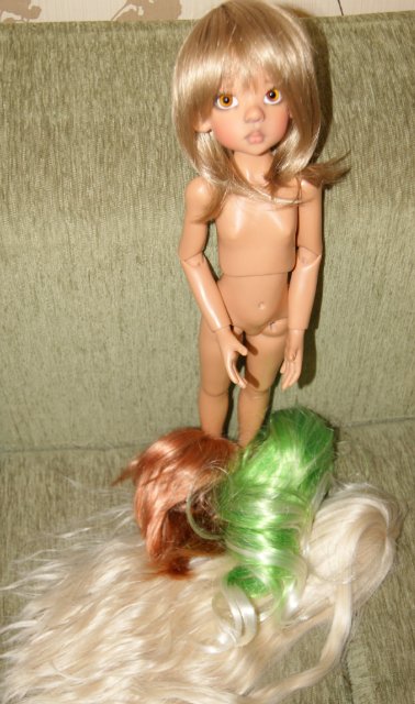 Карамель и сливки - две Лайлочки White Elf and Human Tan Kaye Wigs