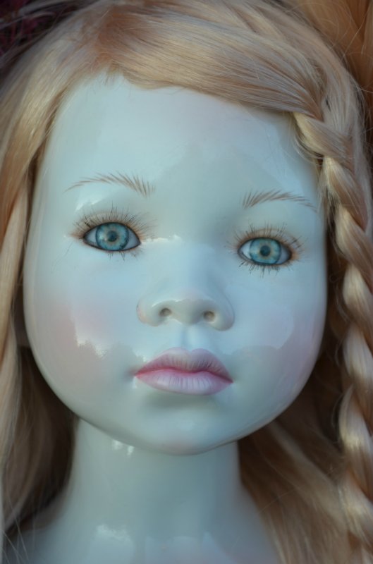 Лунные девочки или необычное творение Ширли (Shirley) - глазурованная кукла Мариэль (Mariele)