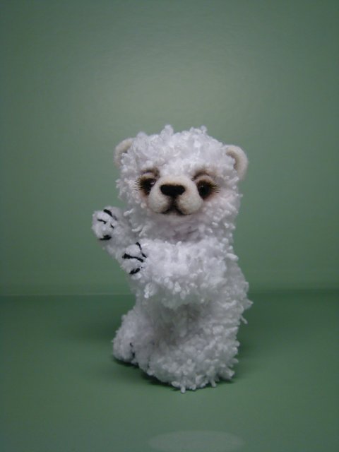 Мишка Снежка. Авторская игрушка своими руками Ольги Чернухо