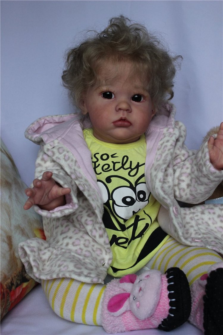 Блондинка Эллочка. Кукла реборн Светланы Преображенской