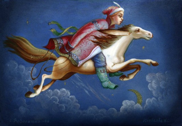 Усмотри тропинку в сказку или Здесь русский дух, здесь Русью пахнет. Федоскинская лаковая миниатюра