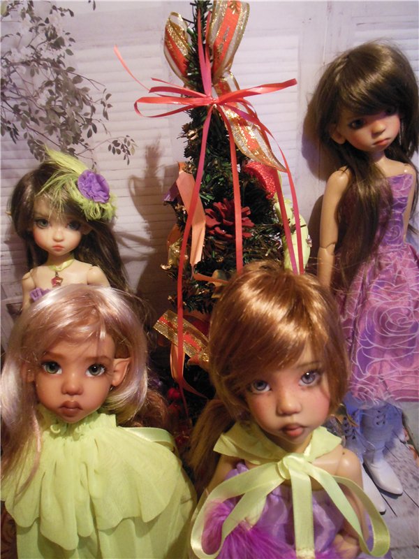 Предновогодняя вечеринка моих девочек. Куклы Кайе Виггз