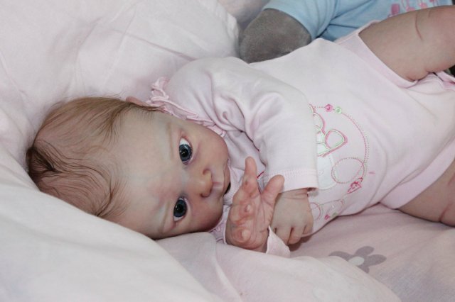 Мои маленький большеглазик, кукла реборн Беспаловои Жанны (фото 7)