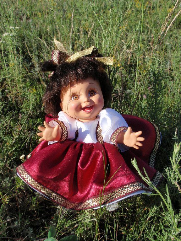 Маленькие вишенки. Одежда для кукол Baby Face Galoob своими руками