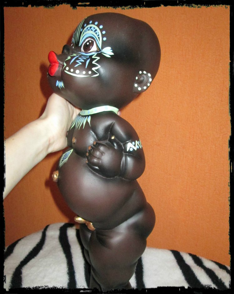 Гипсовый Негритенок — Фарфоровые статуэтки и фигурки: винтаж (фото 8)