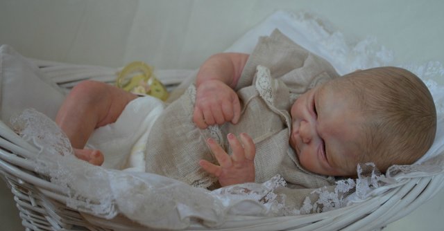 Сыночек Мишель. Автор куклы реборн Маша Силукова (фото 7)