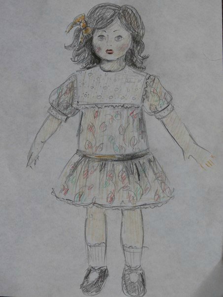 Восстановление старенькой английской куколки