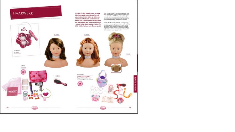 2015 Gotz Catalogue — Куклы Gotz (Готц): Ханна