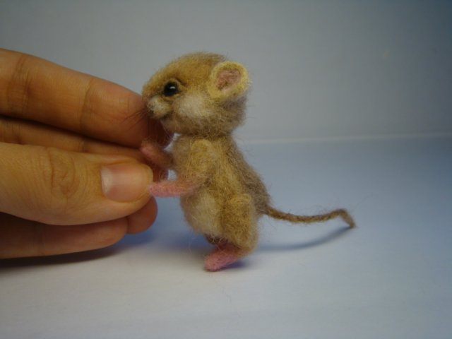 Кошки-мышки. Игрушки валянием из шерсти (фото 3)