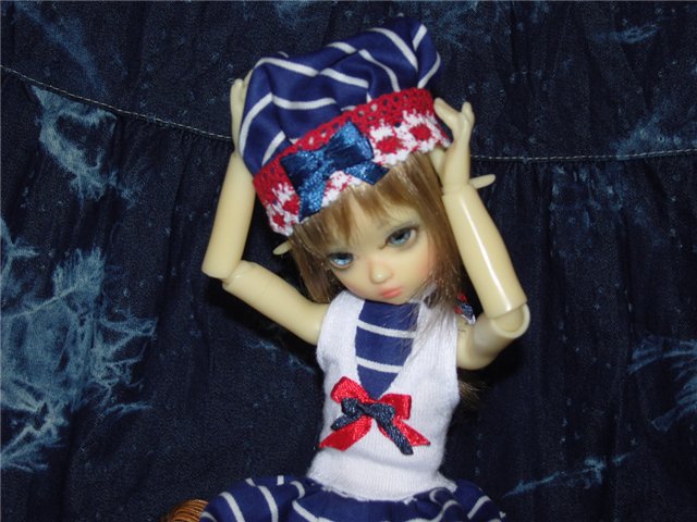 Хотим на море! (наряды в морском стиле для realpuki и Kaye Wiggs Lillie) (фото 4)