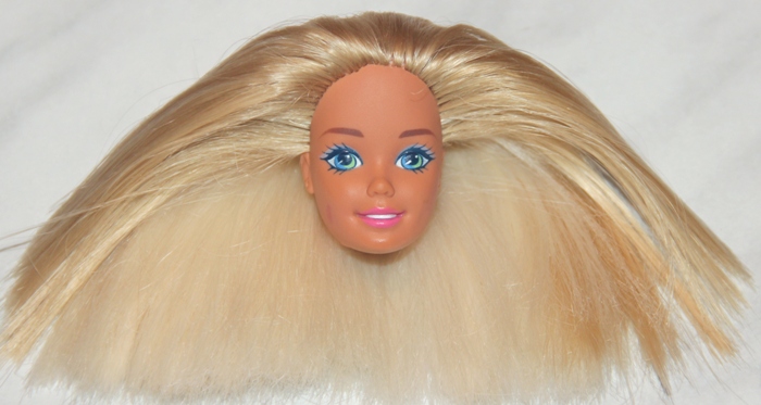 Простушка и розовый куст — Реставрация и преображение кукол: ремонт (фото 7)