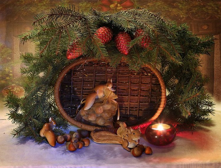 Чудесные новогодние натюрморты