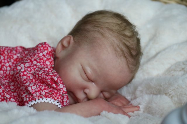 Спящая малышка Рози 2. Куколка реборн Виктории Вишни