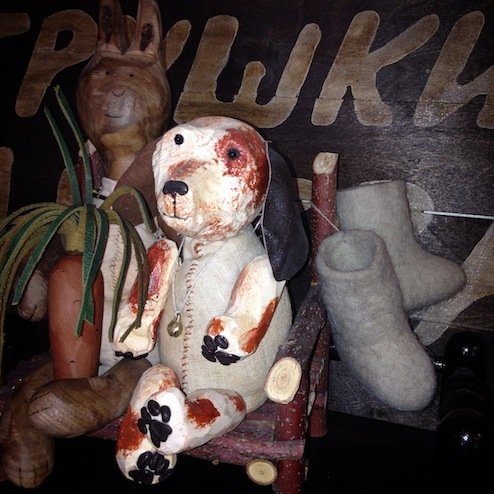 Деревянный щенок Жужа — Интересные игрушки и фигурки (разное): редкие (фото 2)