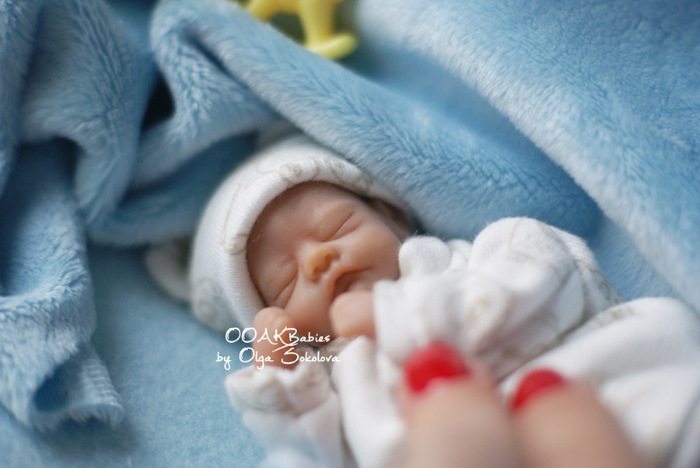 Мия, Макс, Клара, Бэн, Соня. Младенцы ООАК Ольги Соколовой (фото 9)