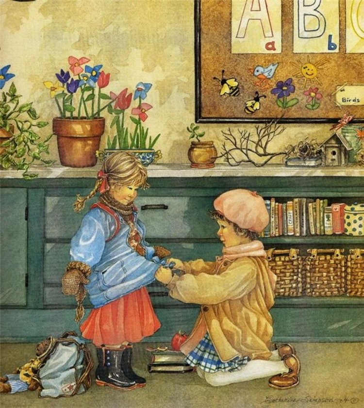 ТРОГАТЕЛЬНЫЕ ИЛЛЮСТРАЦИИ CATHERINE SIMPSON (КЭТРИН СИМПСОН)