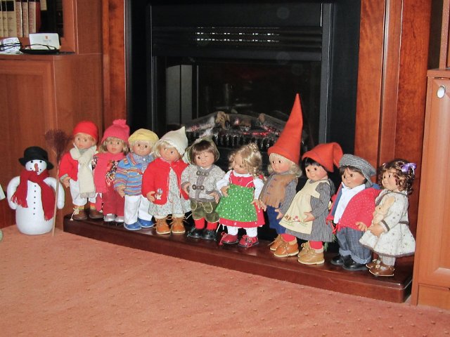 Новый год в семейке вихтелей. Куклы от Rosemarie Muller | Бэйбики Новый год в семейке вихтелей. Куклы от Rosemarie Muller