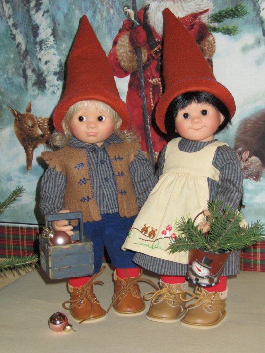 Новый год в семейке вихтелей. Куклы от Rosemarie Muller | Бэйбики Новый год в семейке вихтелей. Куклы от Rosemarie Muller (фото 6)