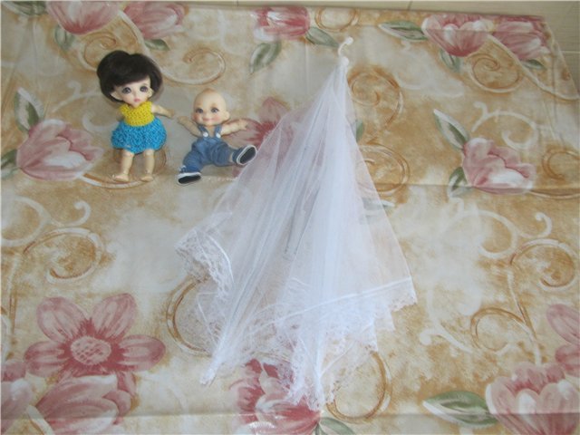 Туристическая палатка для кукол БЖД - мастер-класс (фото 2)