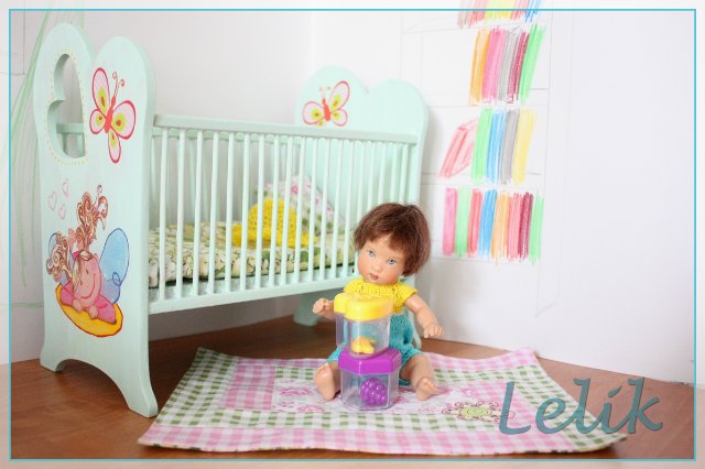 Кроватка для малышки, в масштабе 1:6 | Бэйбики Кроватка для малышки, в масштабе 1:6 (фото 10)