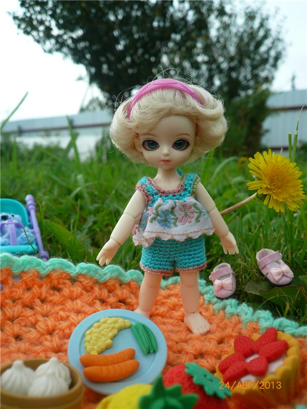Летние забавы. БЖД куколка - Сосенка Пин