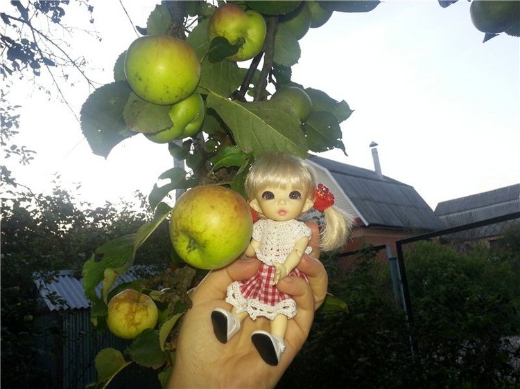 Маленькая дачница Элис. Кукла БЖД Пукифи Анте