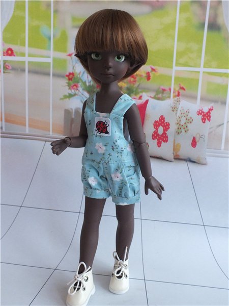 Орешек в шоколаде или Уголёк! Nutmeg dark tan от Kaye Wiggs (фото 6)