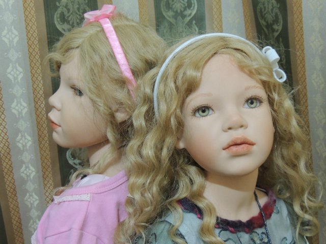 Сестрёнки заверушки Ливия и Паула. Куклы Zawieruszynski