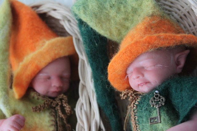 Раз Эльфийк, два Эльфийк, три Эльфийк... кукла-реборн от Элины Кудрявцевой (фото 7)